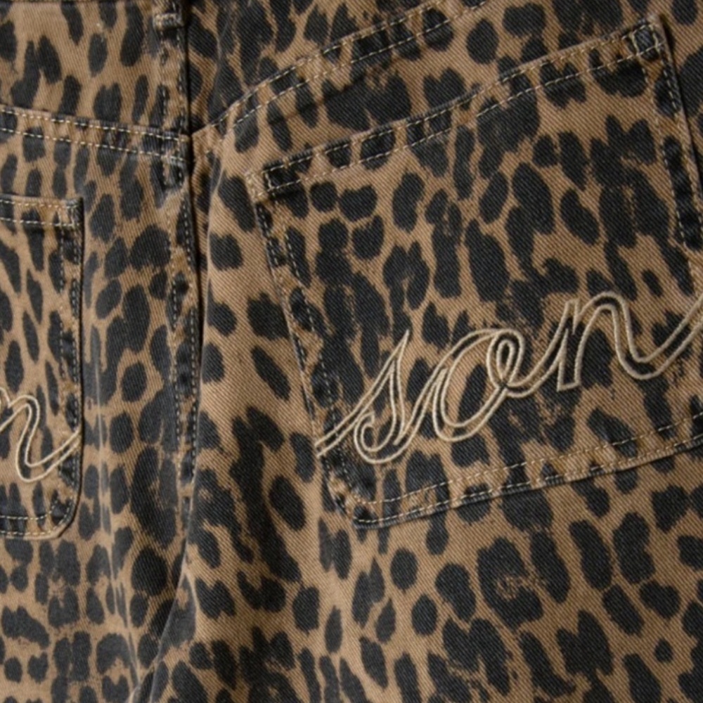 SOLD ON EBAY Damson Madder Dion Leopard Cargo Jeans - Picture 8 of 9